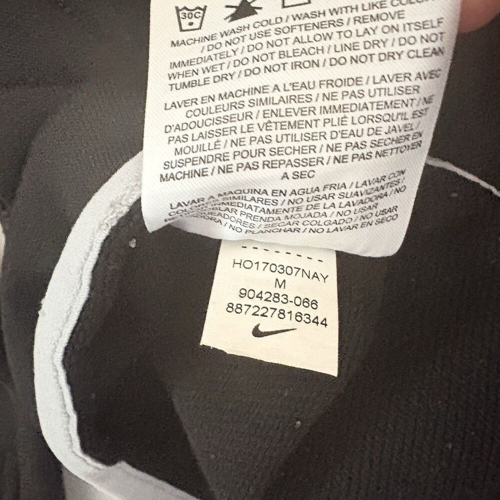 Nike Dri-Fit Men's Black Workout Hooded Pullover Activewear Size Medium - Picture 13 of 13